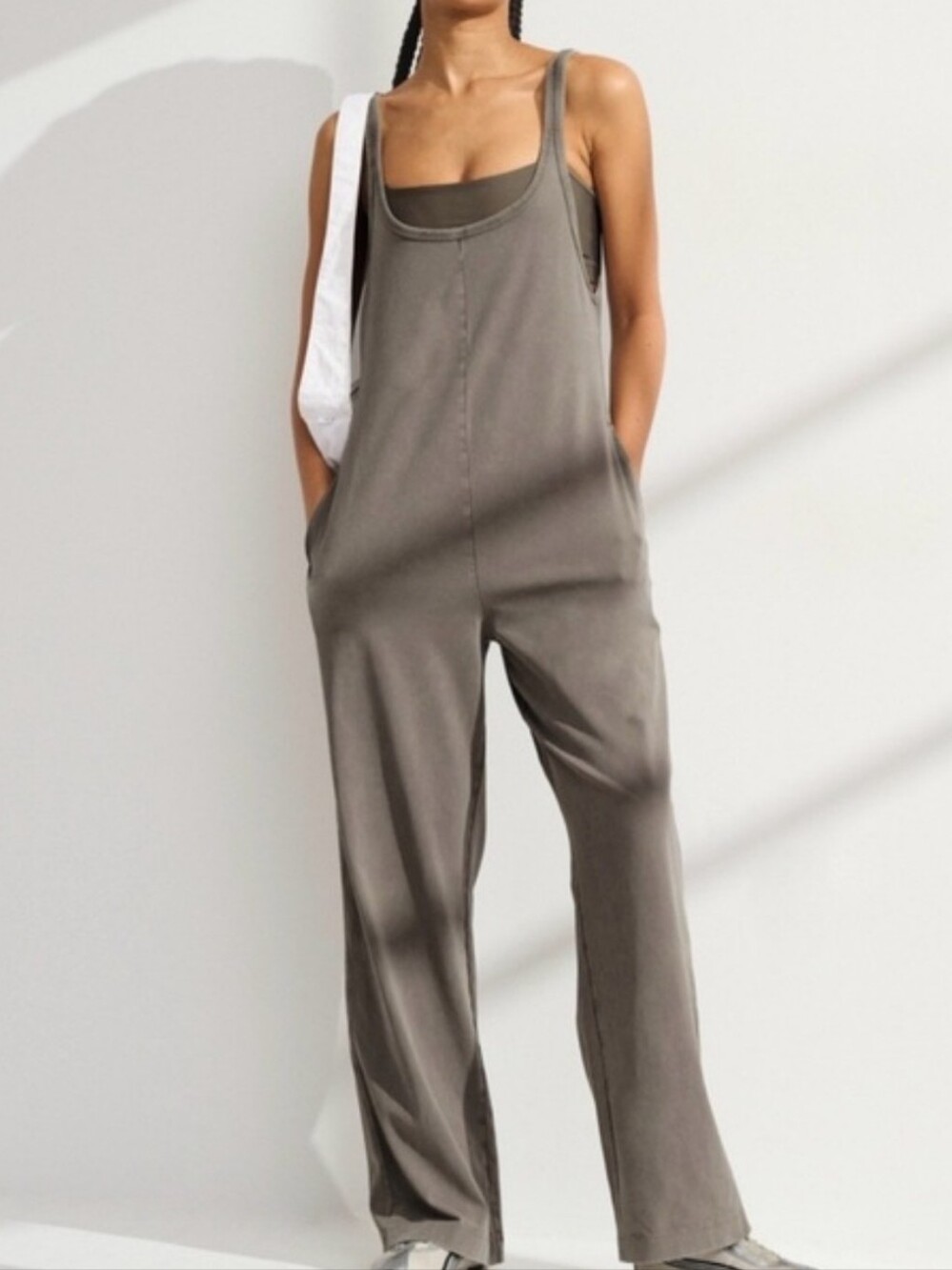 NWT$85 Abercrombie & Fitch Utility Jumpsuit w/ Removable Bra Size: M